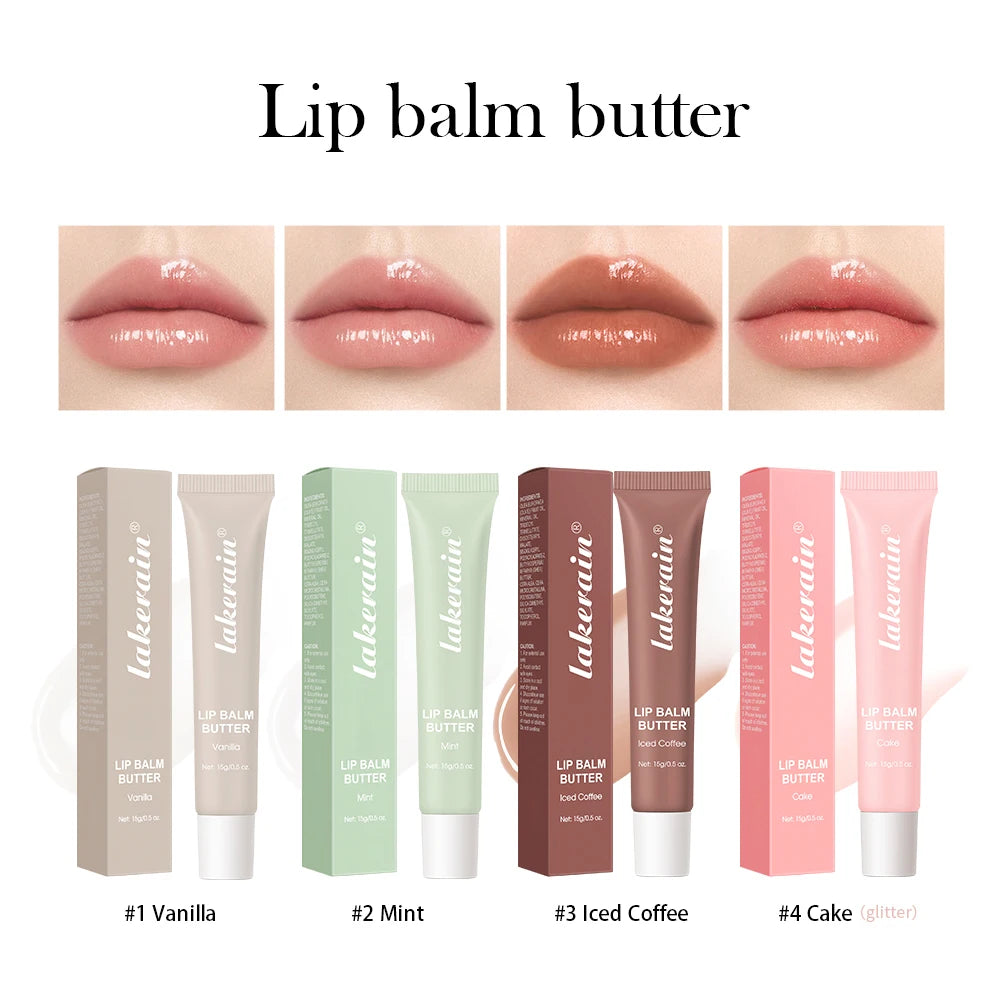 Lakerain Summer Lip Balm Set - Deep Hydration & silk Gloss Finish (5-Piece Bundle)