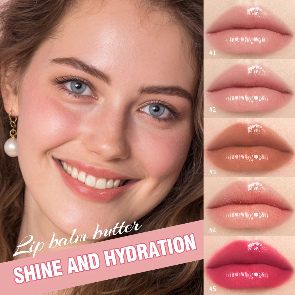 Lakerain Summer Lip Balm Set - Deep Hydration & silk Gloss Finish (5-Piece Bundle)