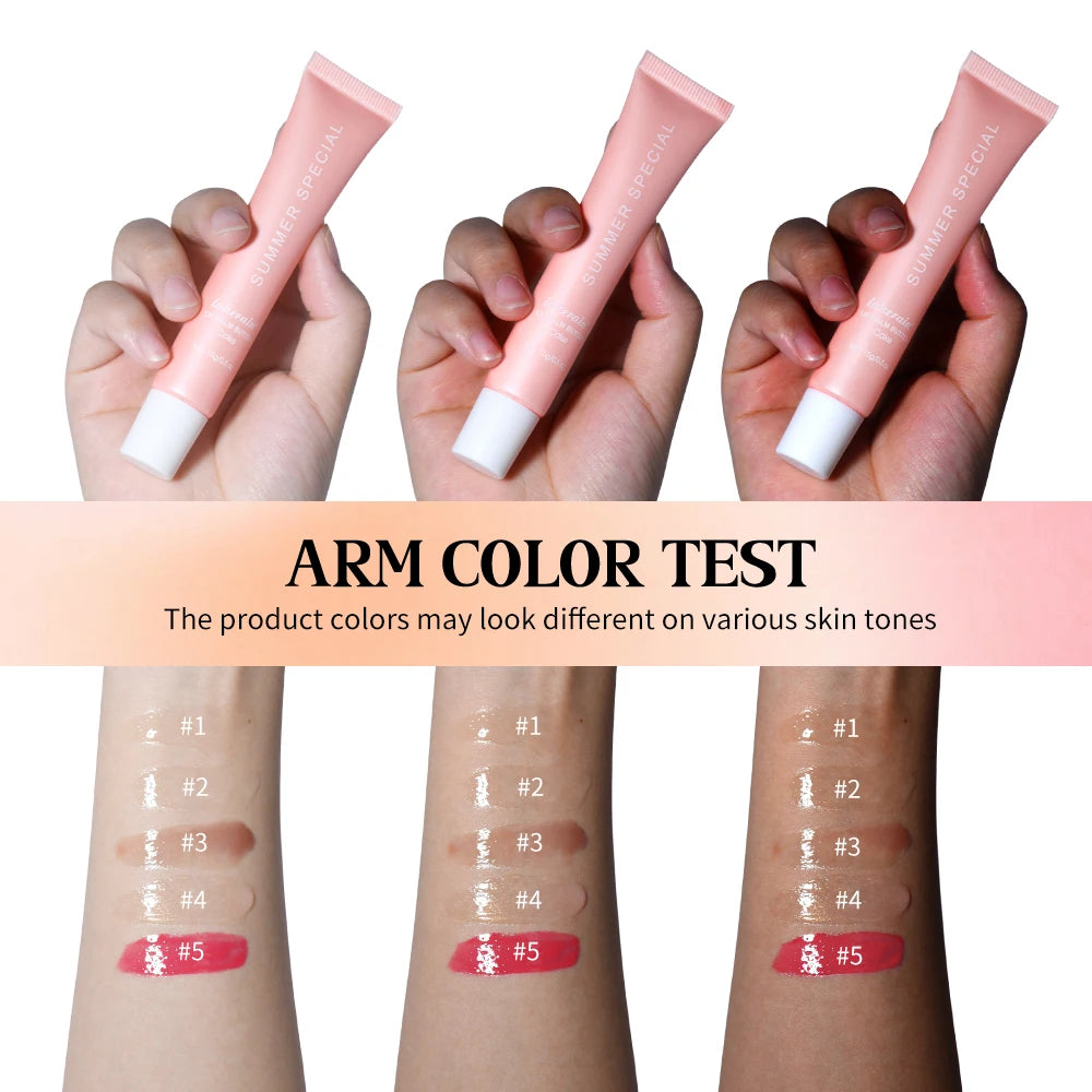 Lakerain Summer Lip Balm Set - Deep Hydration & silk Gloss Finish (5-Piece Bundle)